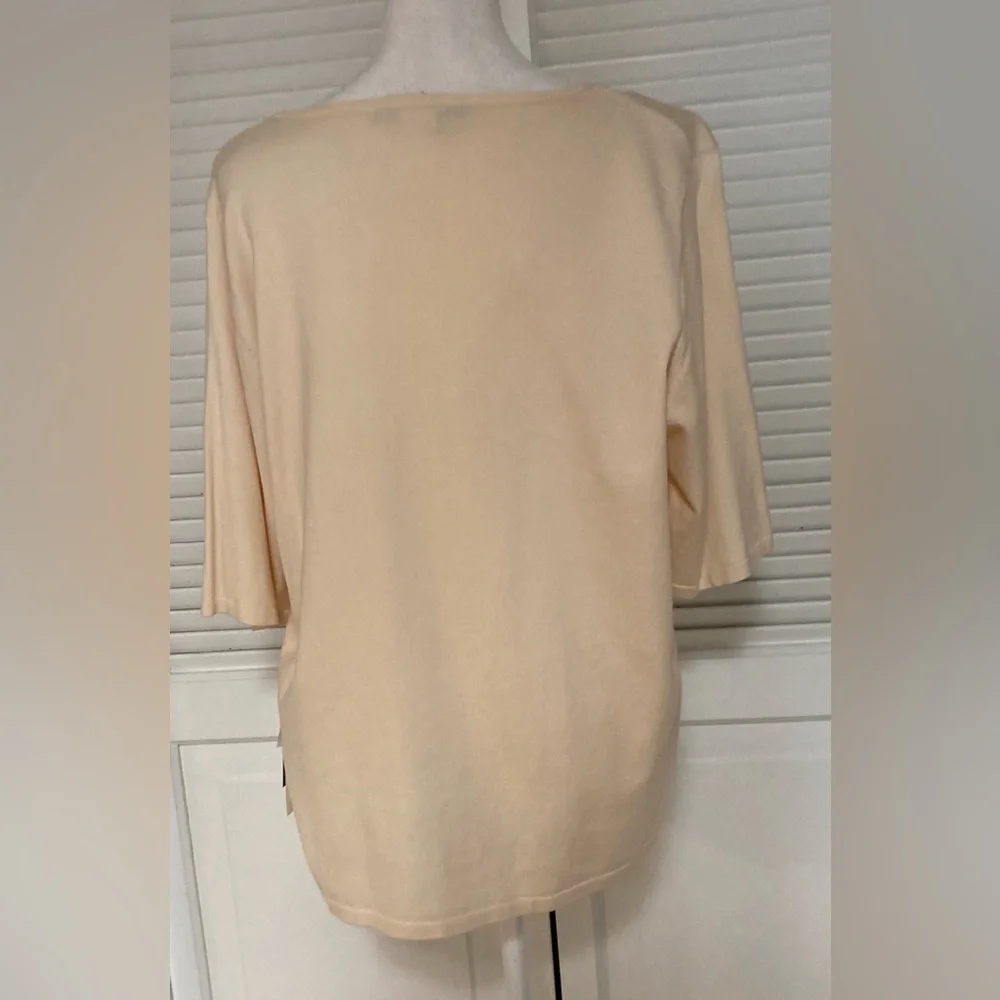 NWT Nygard Beige Blouse Size 18/20 - Picture 6 of 8